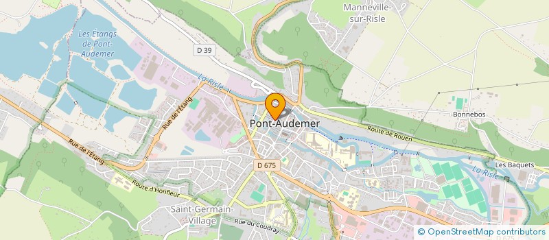 localisation de l'entreprise MONSIEUR BENAMAR MOUDDEN à PONT-AUDEMER