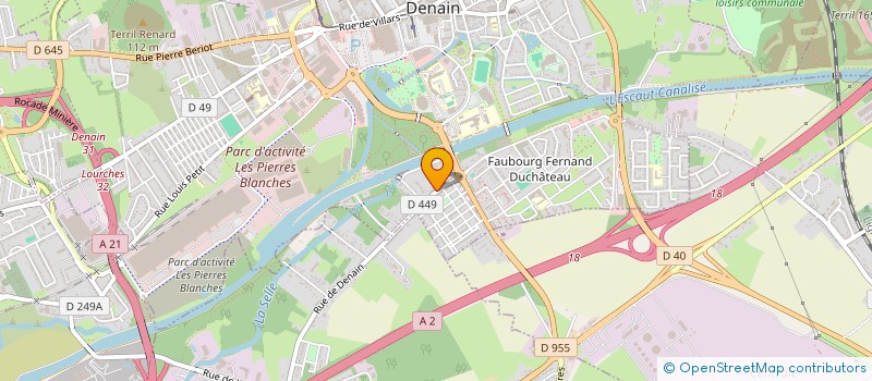 localisation de l'entreprise MONSIEUR BENAMAR NEKKACHE  DENAIN