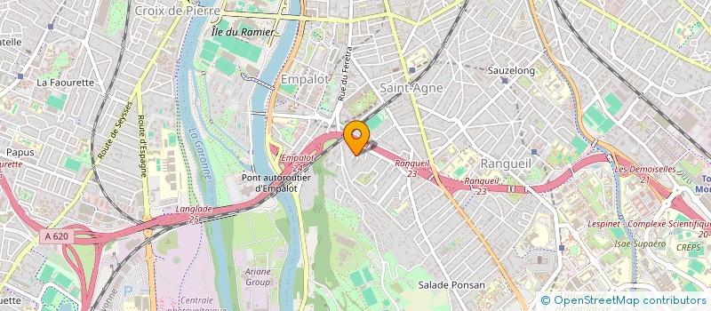 localisation de l'entreprise MONSIEUR BENAOUDA BELMAMMAR  TOULOUSE