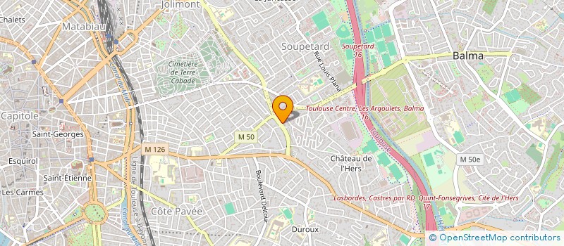 localisation de l'entreprise MONSIEUR BENAOUDA BENBERNOU à TOULOUSE