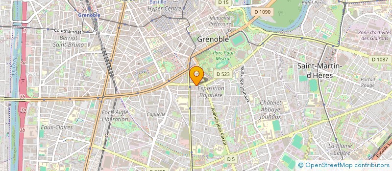 localisation de l'entreprise MONSIEUR BENAOUDA CHAHBELAIN  GRENOBLE