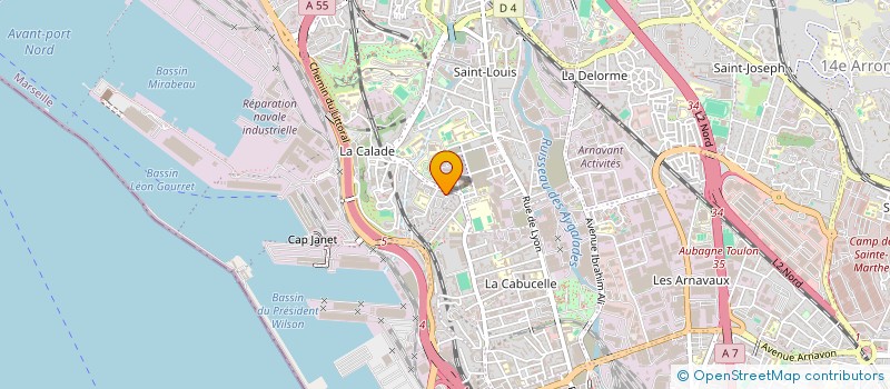 localisation de l'entreprise MONSIEUR BENAOUDA FEROUL  MARSEILLE