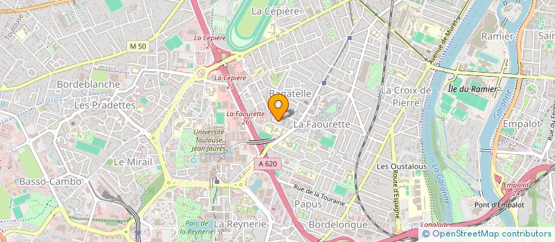 localisation de l'entreprise MONSIEUR BENAOUDA KAHLOUCH à TOULOUSE