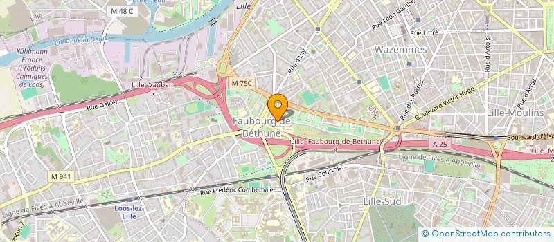 localisation de l'entreprise MONSIEUR BENAOUDA KARROUZ à LILLE