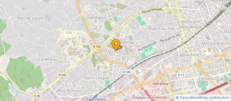 localisation de l'entreprise MONSIEUR BENAOUDA KRADRAOUI  NIMES