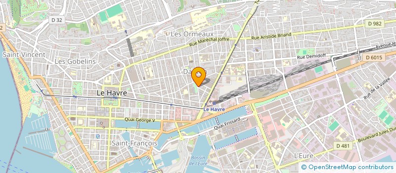 localisation de l'entreprise MONSIEUR BENAOUDA METTAOUI  LE HAVRE