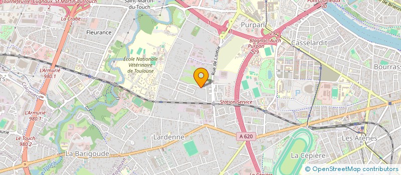 localisation de l'entreprise MONSIEUR BENAOUDA TEMMAR à TOULOUSE