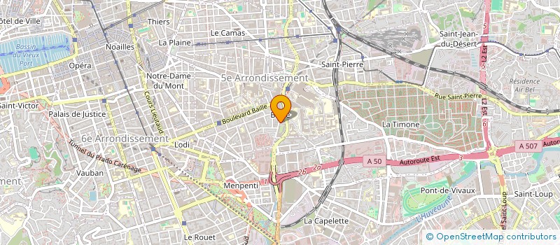 localisation de l'entreprise MONSIEUR BENAOUDA ZOURAGH  MARSEILLE