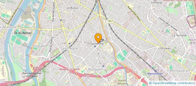 localisation de l'entreprise MONSIEUR BENARD SEBASTIEN  TOULOUSE