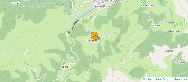 localisation de l'entreprise MONSIEUR BENAT ETCHECHURY  SAINT-ETIENNE-DE-BAIGORRY