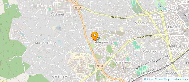 localisation de l'entreprise MONSIEUR BENATTOU BELKADI  NIMES