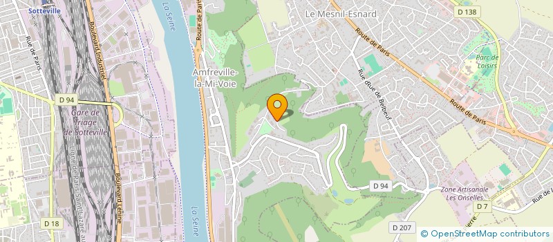 localisation de l'entreprise MONSIEUR BENDAHIBA BEY  AMFREVILLE-LA-MI-VOIE