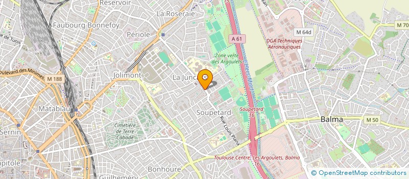 localisation de l'entreprise MONSIEUR BENDAHMANE BENAISSA à TOULOUSE
