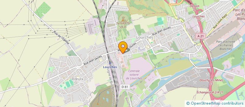 localisation de l'entreprise MONSIEUR BENDEHIBA AGRANE  LOURCHES