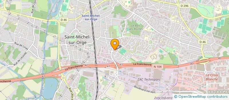 localisation de l'entreprise MONSIEUR BENDEHIBA BERRADIA  SAINT-MICHEL-SUR-ORGE