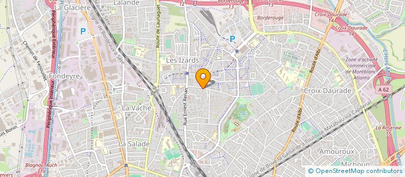 localisation de l'entreprise MONSIEUR BENDEHIBA GUENOUNA  TOULOUSE