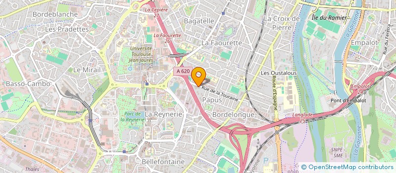localisation de l'entreprise MONSIEUR BENDEHIBA GUETARNI à TOULOUSE