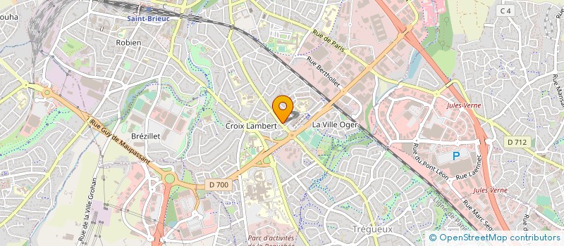localisation de l'entreprise MONSIEUR BENDITO DOMINGOS DA SILVA à SAINT-BRIEUC