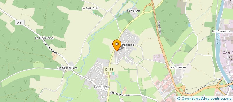 localisation de l'entreprise MONSIEUR BENDJADID AHAMED  PERRIGNY