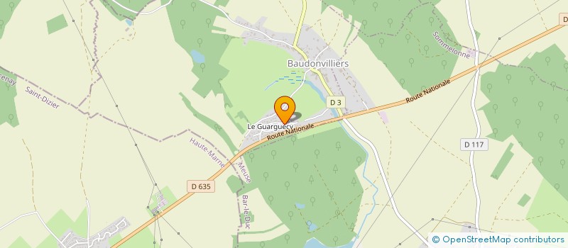 localisation de l'entreprise MONSIEUR BENEDETTO AZZOLINA à BAUDONVILLIERS