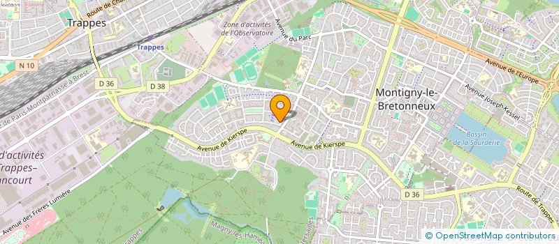 localisation de l'entreprise MONSIEUR BENEDICT STEPHEN HANSER à MONTIGNY-LE-BRETONNEUX
