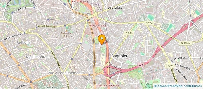 localisation de l'entreprise MONSIEUR BENEDICT YEPAO  PARIS