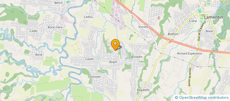 localisation de l'entreprise MONSIEUR BENEDICTE BIVOUAC  LAMENTIN