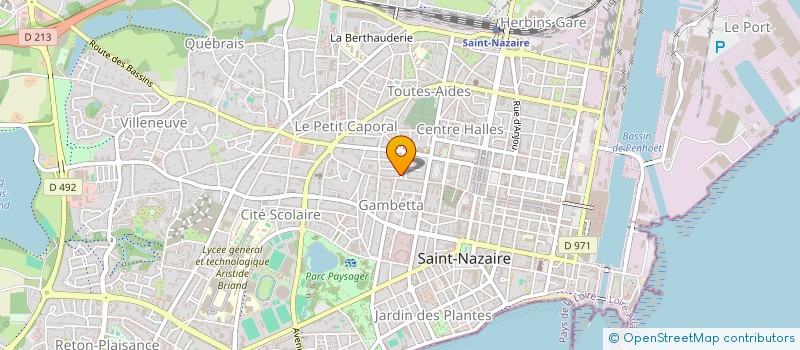 localisation de l'entreprise MONSIEUR BENEDICTE VIEL  SAINT-NAZAIRE