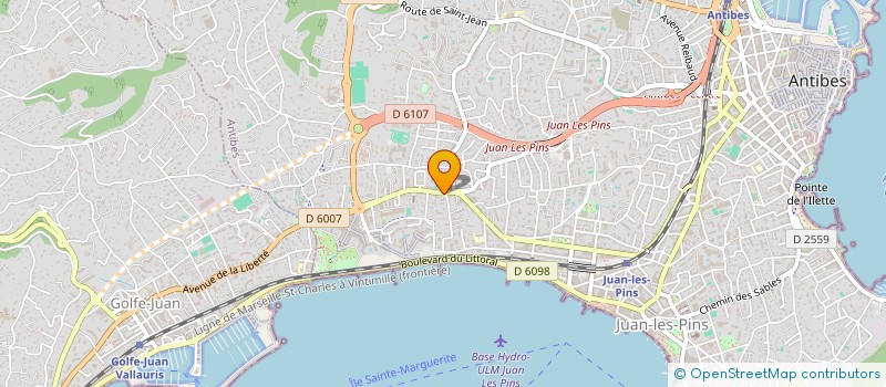 localisation de l'entreprise MONSIEUR BENEDIKT BECKER à ANTIBES
