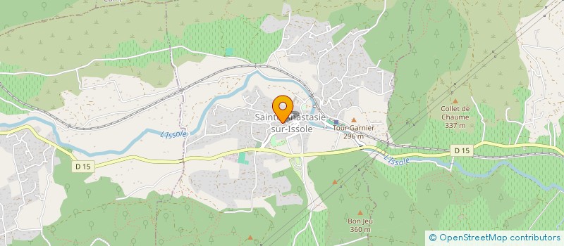 localisation de l'entreprise MONSIEUR BENESTAN JACOLOT à SAINTE-ANASTASIE-SUR-ISSOLE