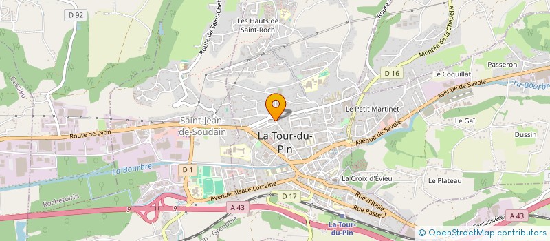 localisation de l'entreprise MONSIEUR BENETO FRANCA  LA TOUR-DU-PIN