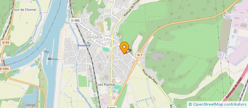 localisation de l'entreprise MONSIEUR BENGUESMIA YOUSSEF  DONZERE