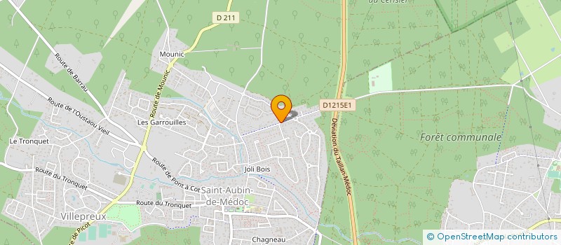 localisation de l'entreprise MONSIEUR BENHAMED LAKHADIR  SAINT-AUBIN-DE-MEDOC