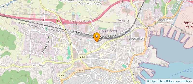 localisation de l'entreprise MONSIEUR BENHARAT HAGANI  LA SEYNE-SUR-MER