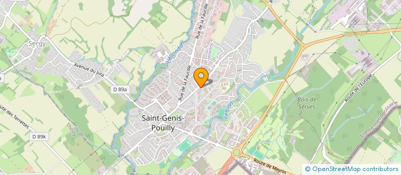 localisation de l'entreprise MONSIEUR BENI MOGNI  PREVESSIN-MOENS