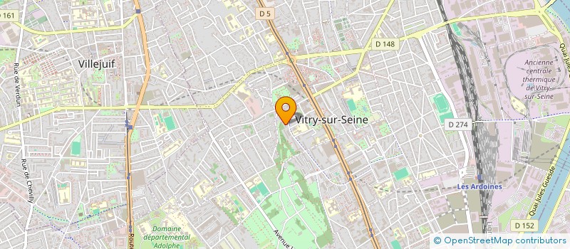 localisation de l'entreprise MONSIEUR BENI MOSABU HOTOMBANZA à VITRY-SUR-SEINE