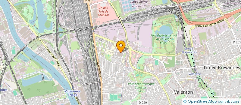 localisation de l'entreprise MONSIEUR BENI MPIOKELE LOTENDO  VILLENEUVE-SAINT-GEORGES