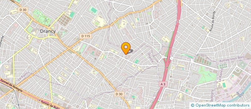 localisation de l'entreprise MONSIEUR BENI MUJANAY ODIA  DRANCY