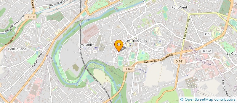 localisation de l'entreprise MONSIEUR BENIAMIN-MARIUS ANGHEL  POITIERS