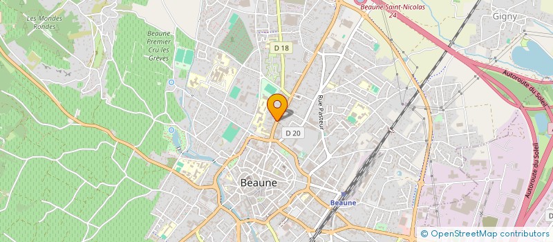 localisation de l'entreprise MONSIEUR BENIGNE DODANE à BEAUNE