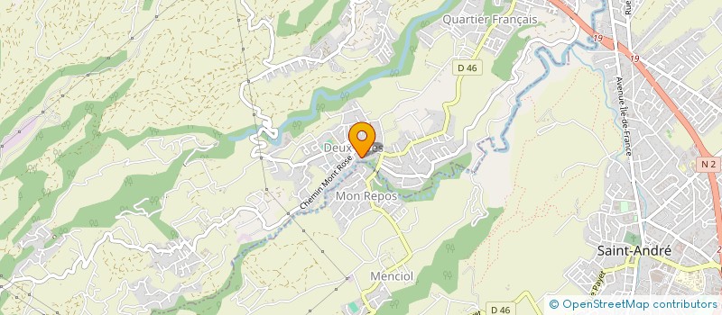 localisation de l'entreprise MONSIEUR BENILDE DALLEAU  SAINTE-SUZANNE