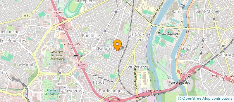 localisation de l'entreprise MONSIEUR BENISSAAD BENOSMANE à TOULOUSE