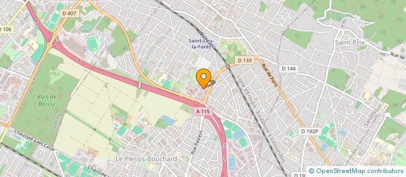 localisation de l'entreprise MONSIEUR BENITO DIAMPANGA  SAINT-LEU-LA-FORET