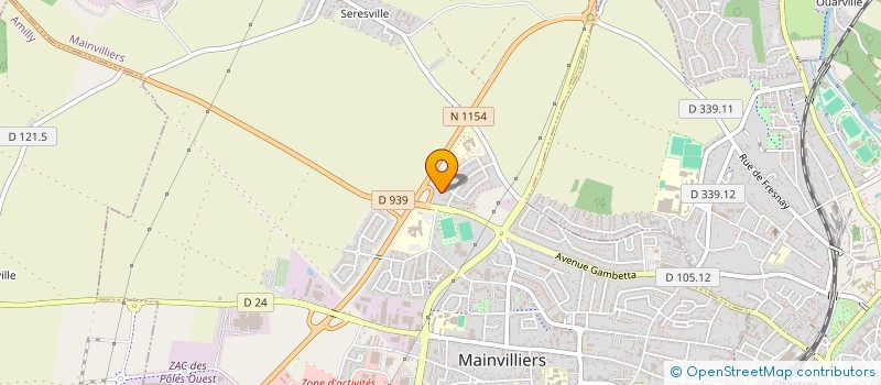 localisation de l'entreprise MONSIEUR BENITO DIKUTALA SAMBA à MAINVILLIERS