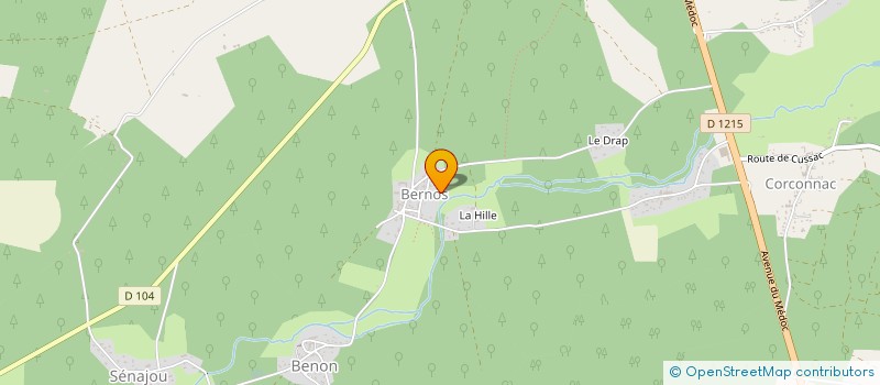 localisation de l'entreprise MONSIEUR BENITO GIANNELLI  SAINT-LAURENT-MEDOC