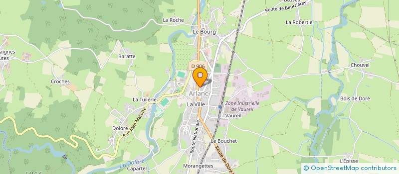 localisation de l'entreprise MONSIEUR BENITO MICHEL  ARLANC