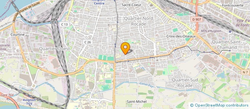 localisation de l'entreprise MONSIEUR BENITO TRACCO à AVIGNON