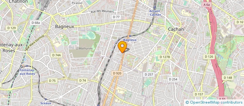 localisation de l'entreprise MONSIEUR BENITO USTARROZ-CALONGE à BAGNEUX