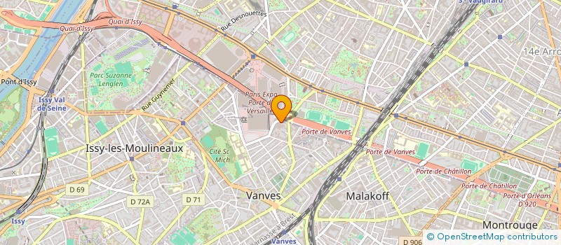 localisation de l'entreprise MONSIEUR BENJAMEN TESSLER  VANVES