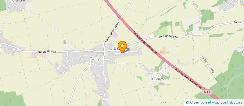 localisation de l'entreprise MONSIEUR BENJAMIIN SOLLIGNY  AILLY